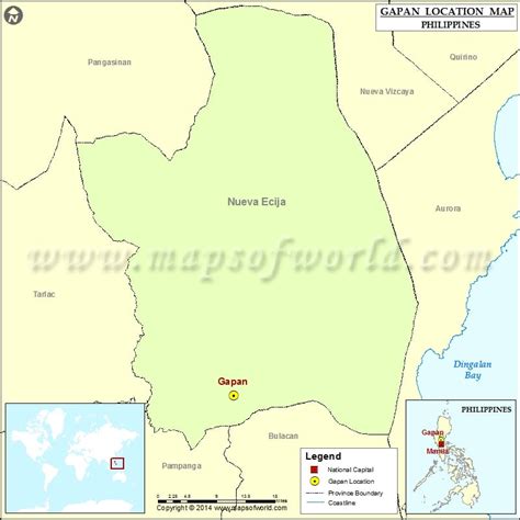 Gapan Map .